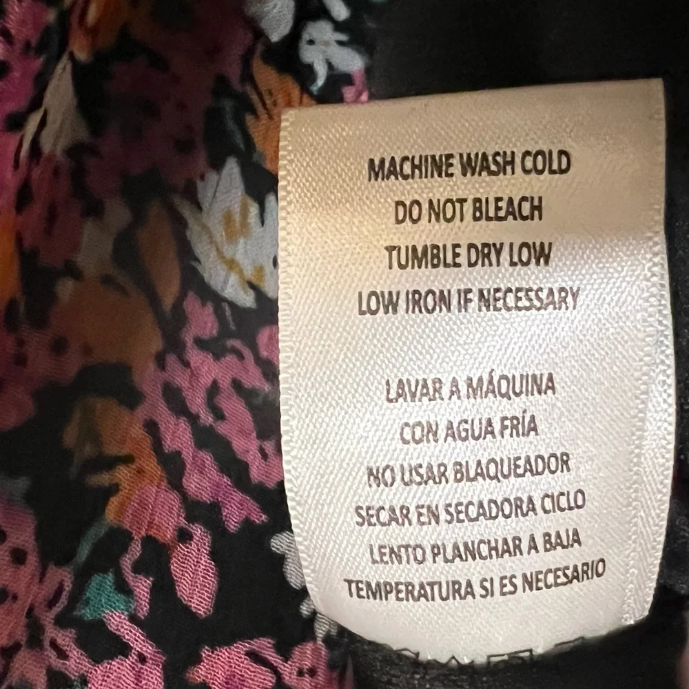 Vince Camuto Women's Floral 3 tiered dress flowy boho size small- Multicolor - Picture 6 of 7